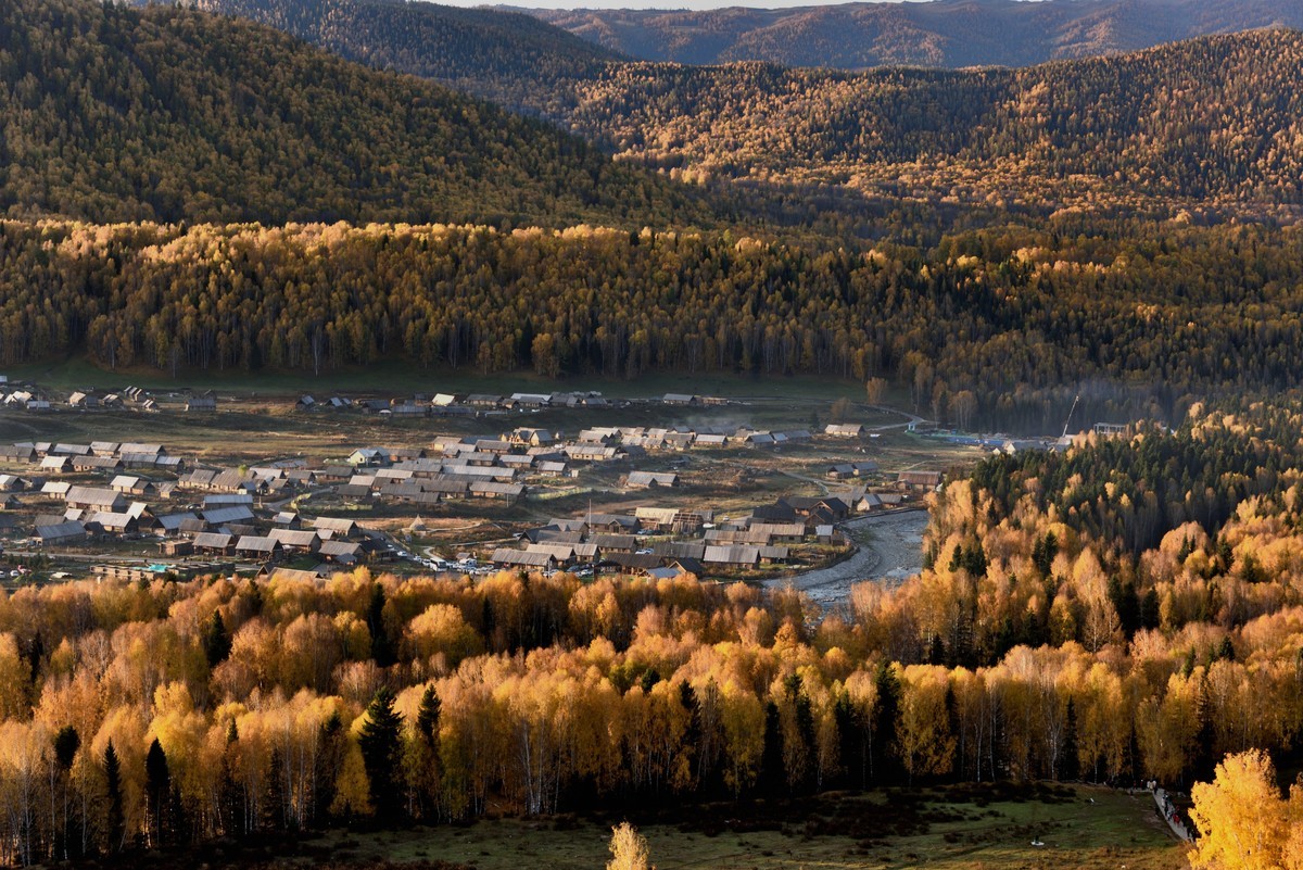 初秋北疆行——阳光洒在禾木村【6】