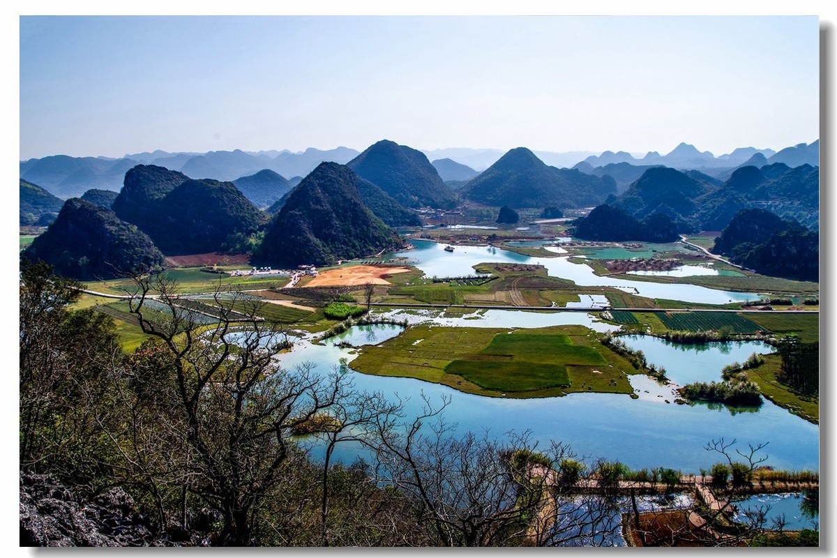 云南之旅——青龙山俯瞰普者黑全景