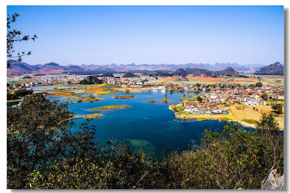 云南之旅——青龙山俯瞰普者黑全景