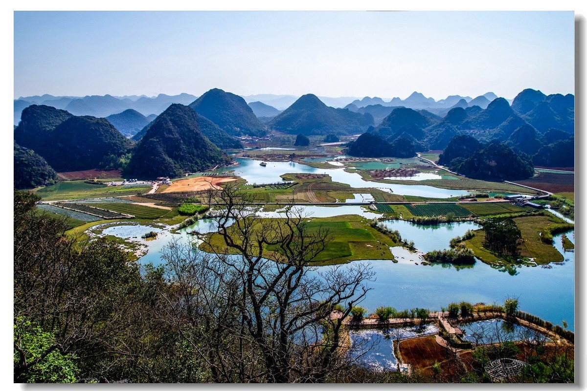 云南之旅——青龙山俯瞰普者黑全景