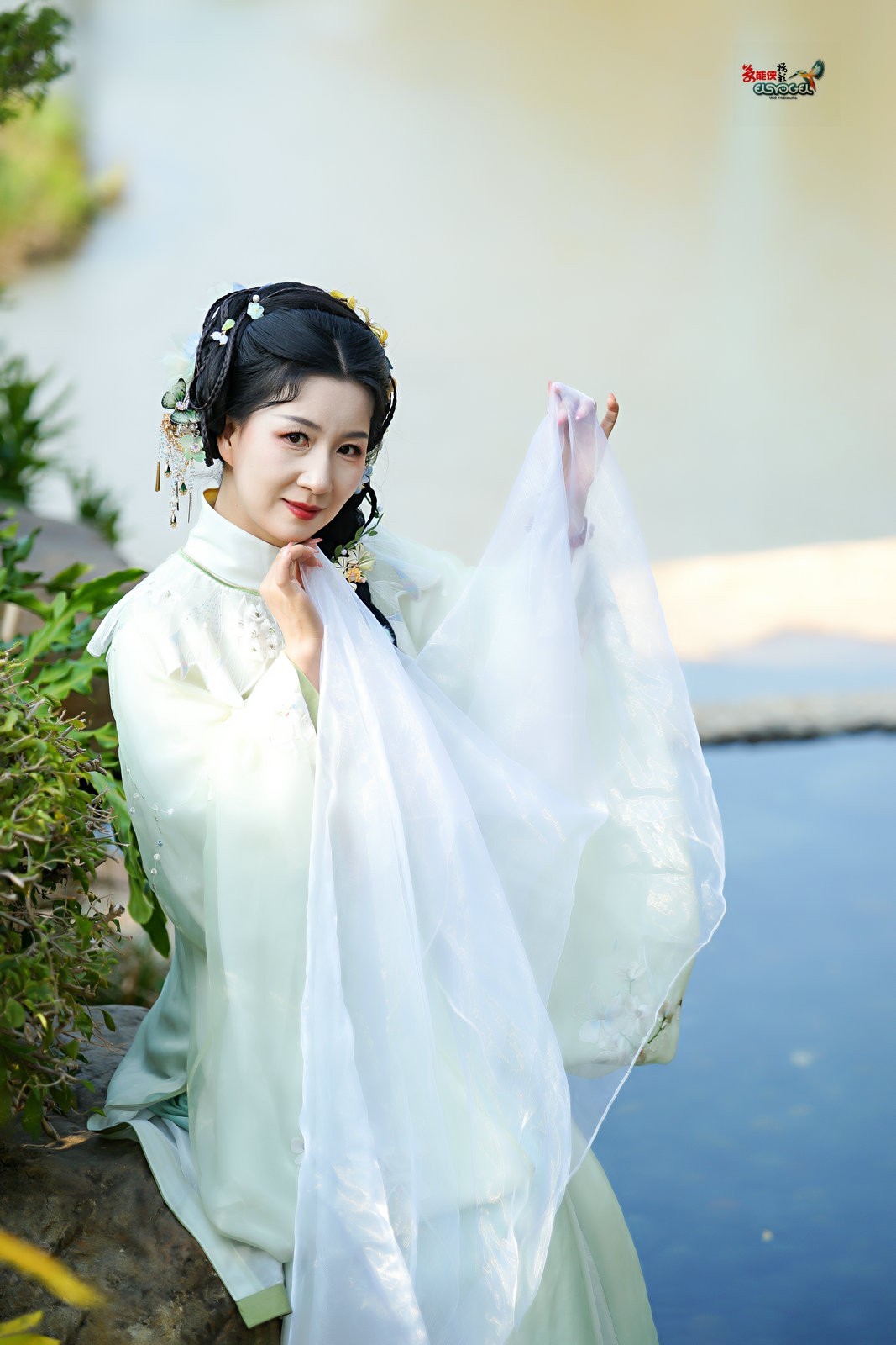 【水苑挽溪纱美女】---婉灵