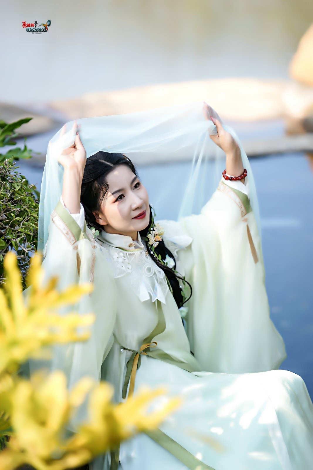 【水苑挽溪纱美女】---婉灵