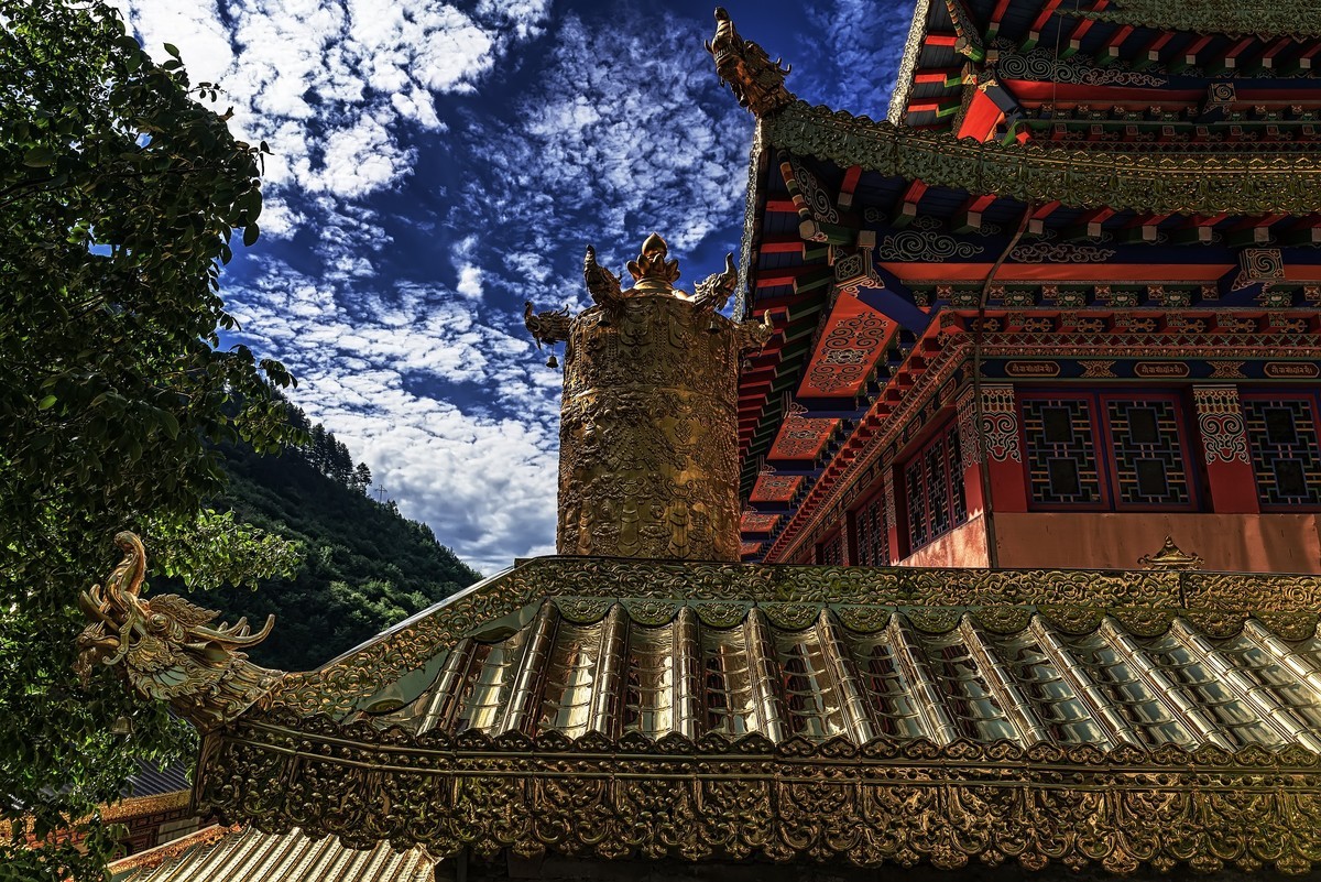 川西避暑行 之 理县 孟屯河谷. 桑登寺(2)