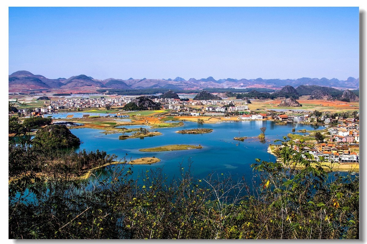 云南之旅——青龙山俯瞰普者黑全景