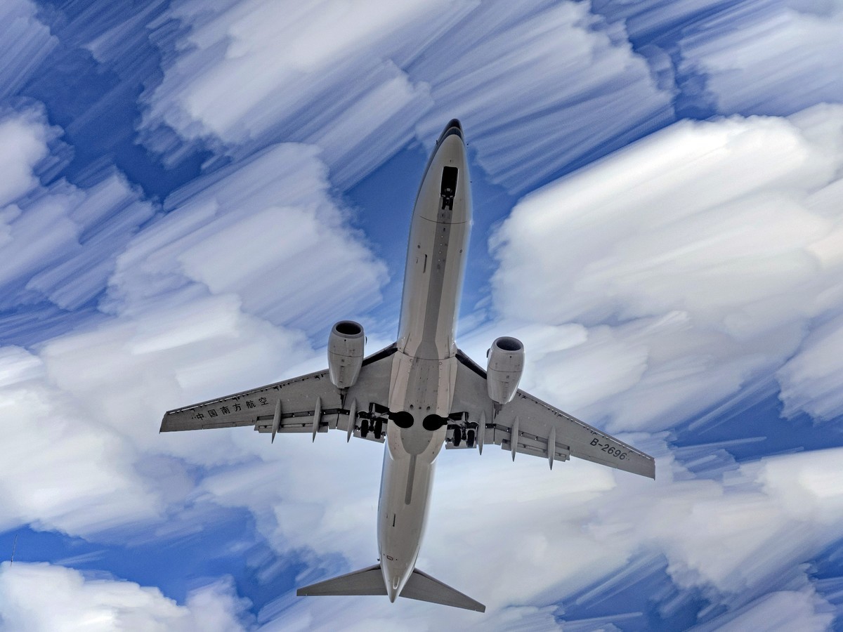 广州白云机场抓拍