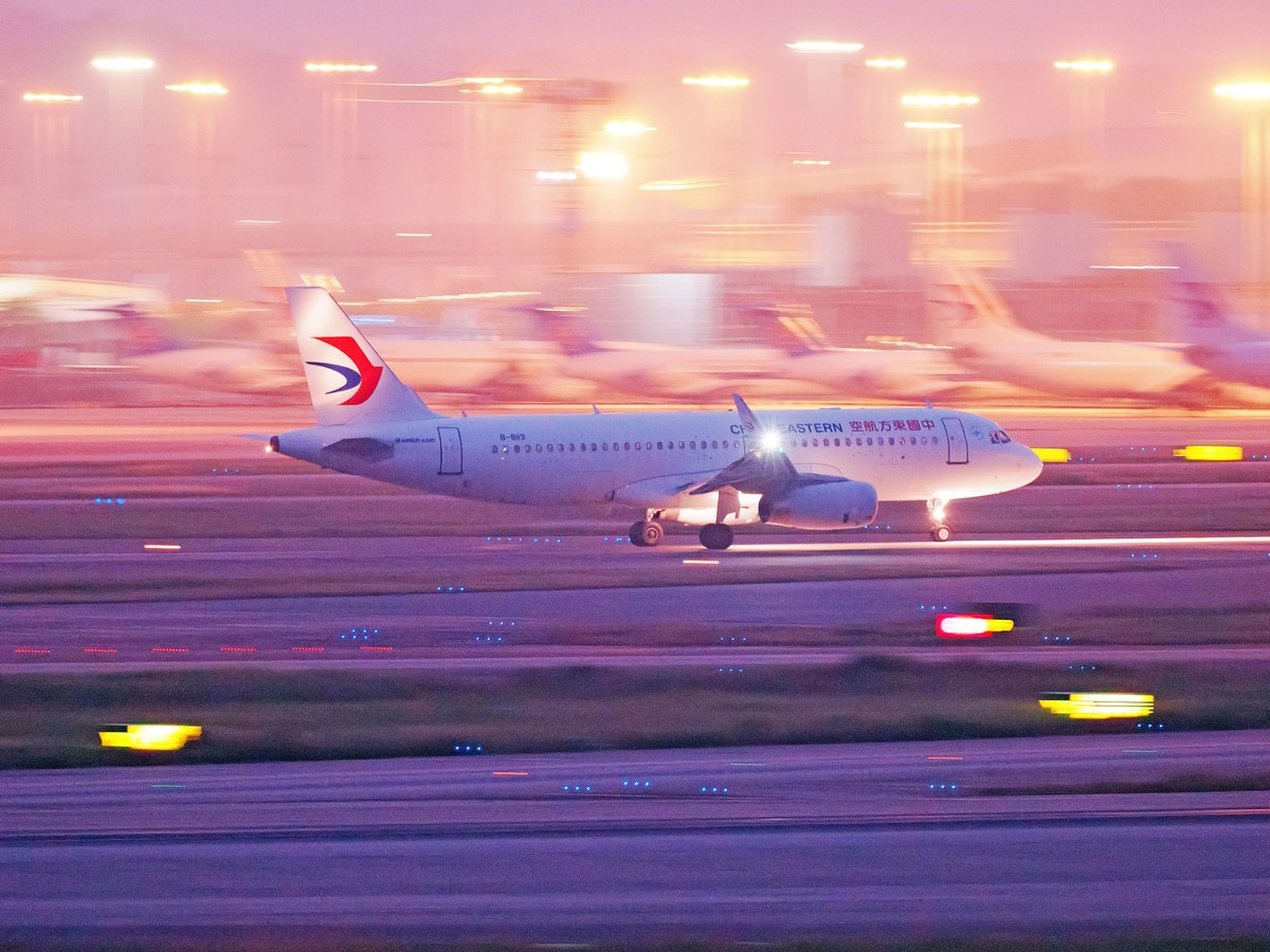 广州白云机场抓拍