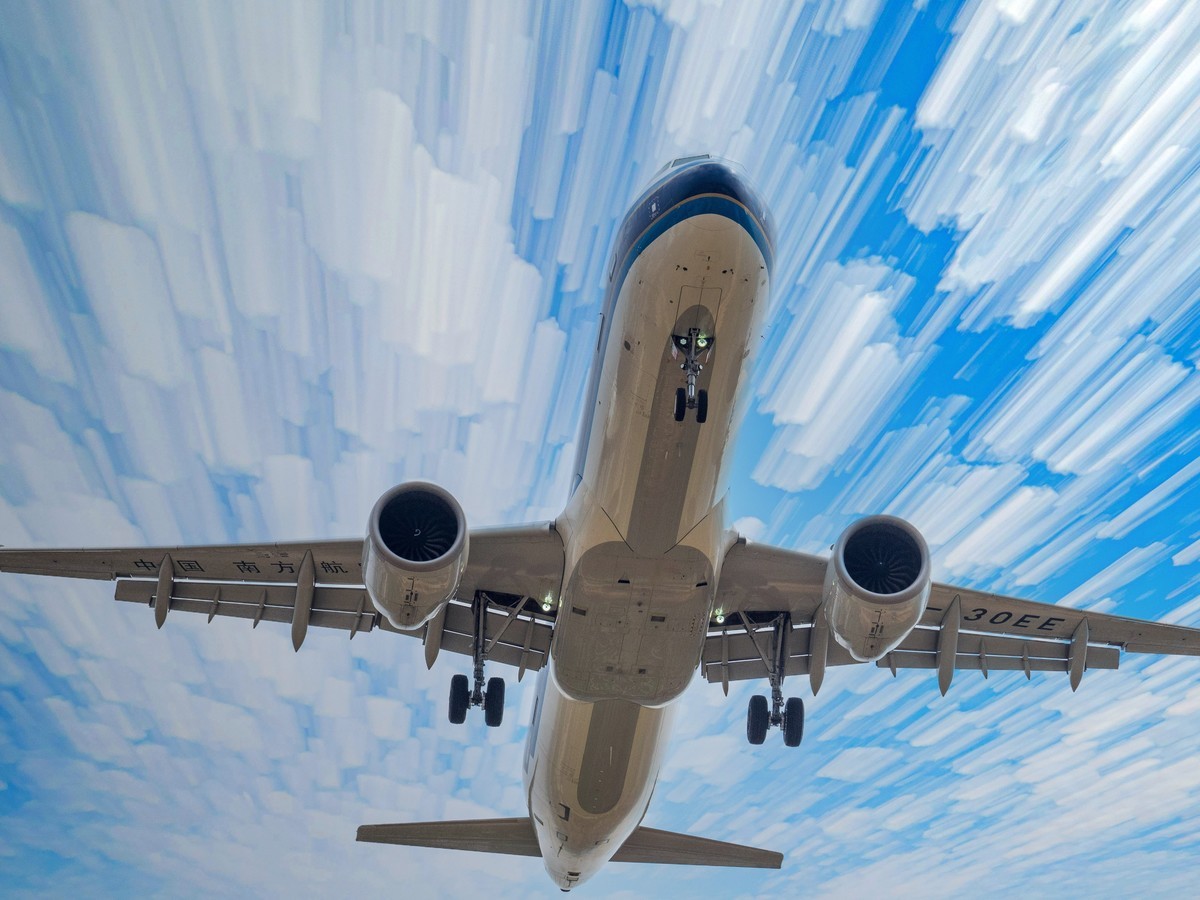 广州白云机场抓拍