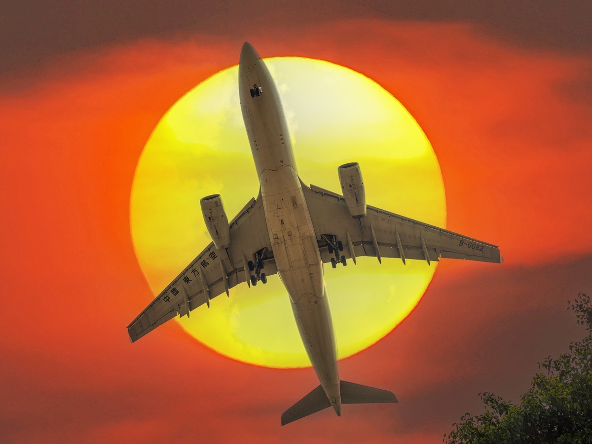 广州白云机场抓拍