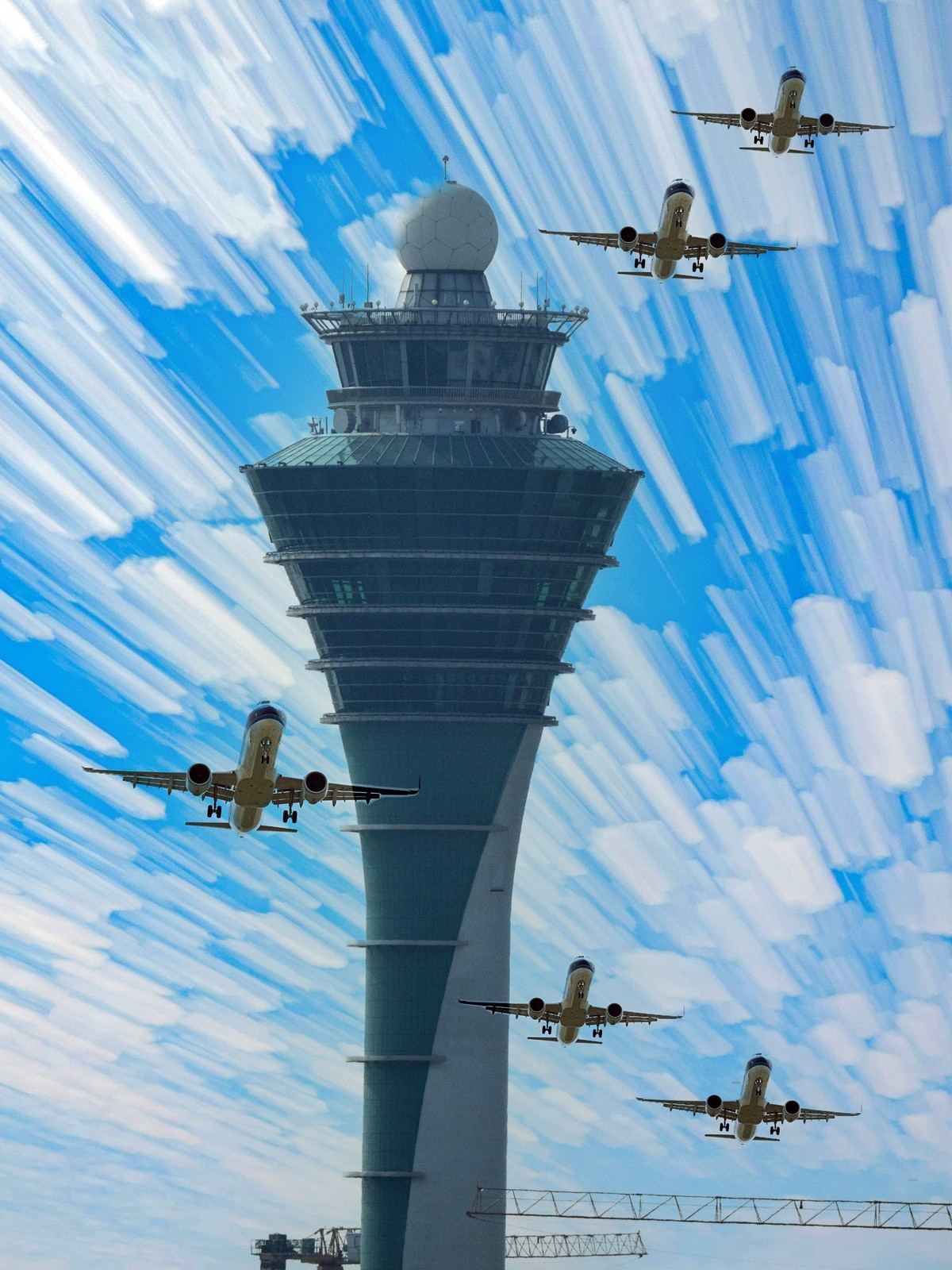 广州白云机场抓拍