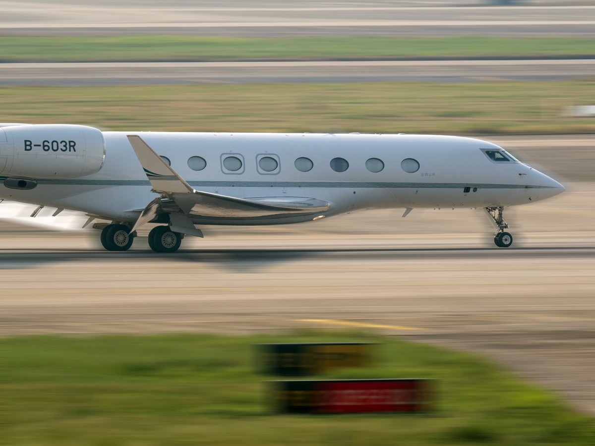 广州白云机场抓拍