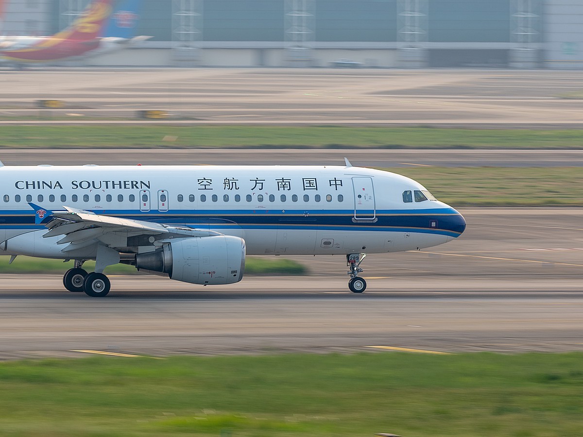 广州白云机场抓拍