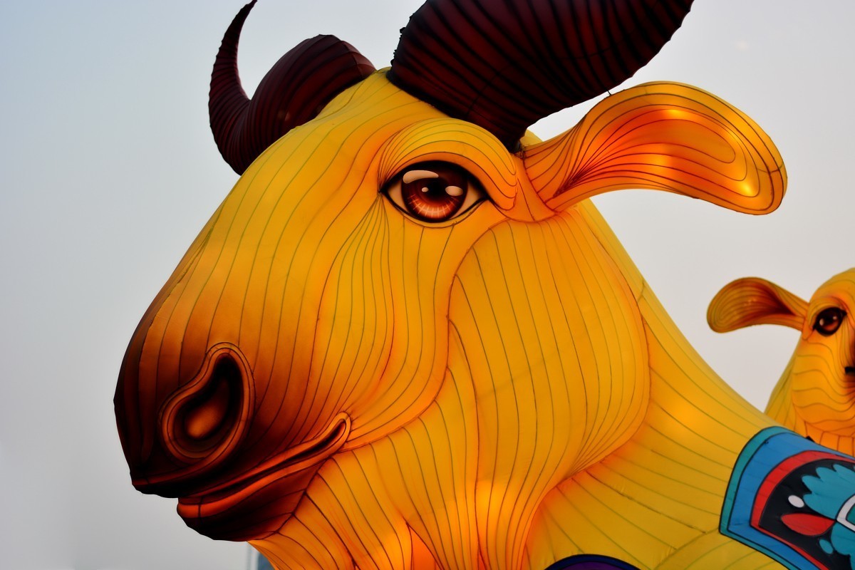 西安城墙灯展局部