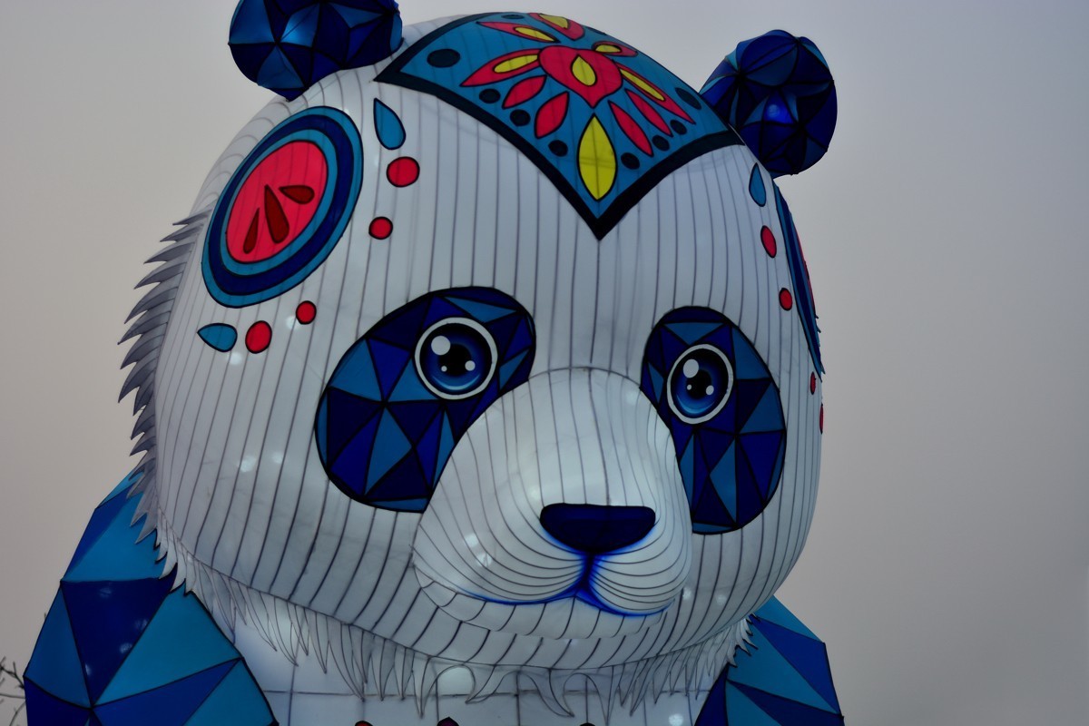 西安城墙灯展局部