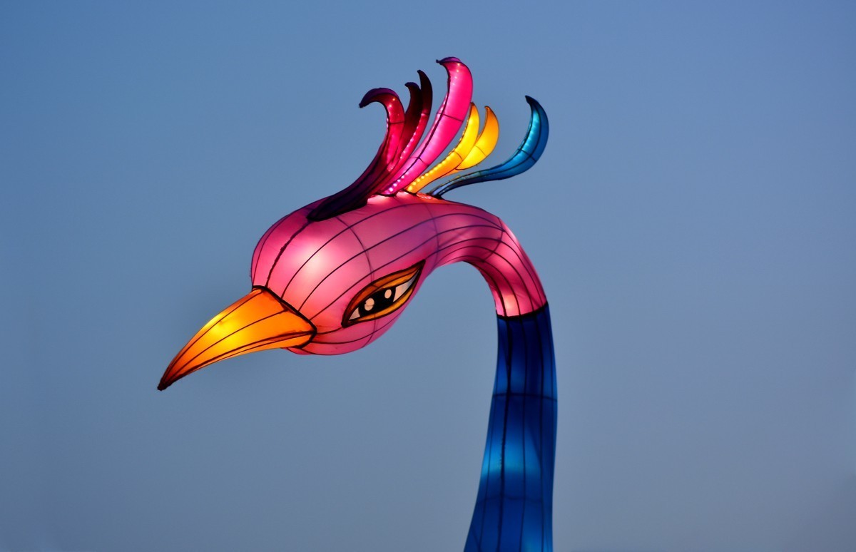 西安城墙灯展局部