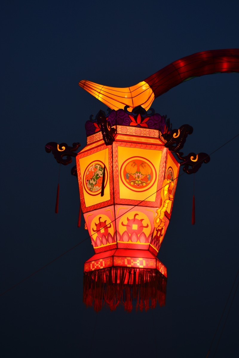 西安城墙灯展局部