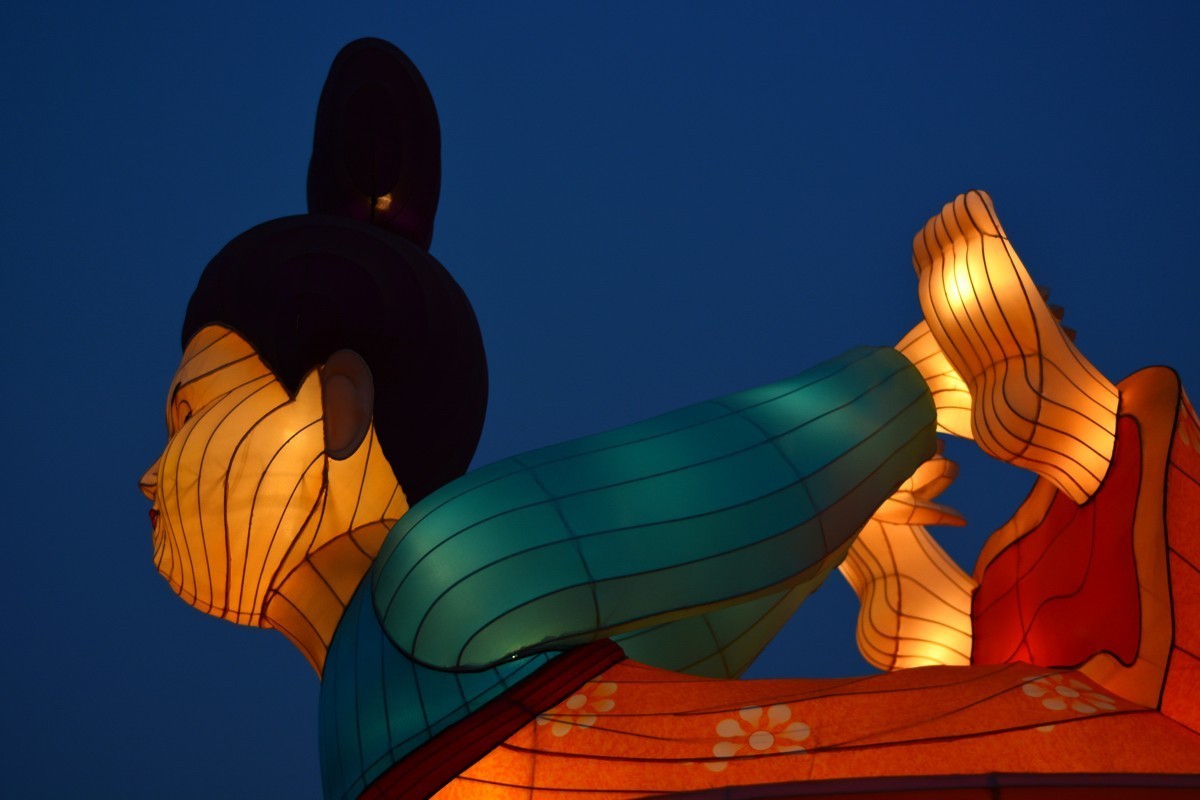 西安城墙灯展局部