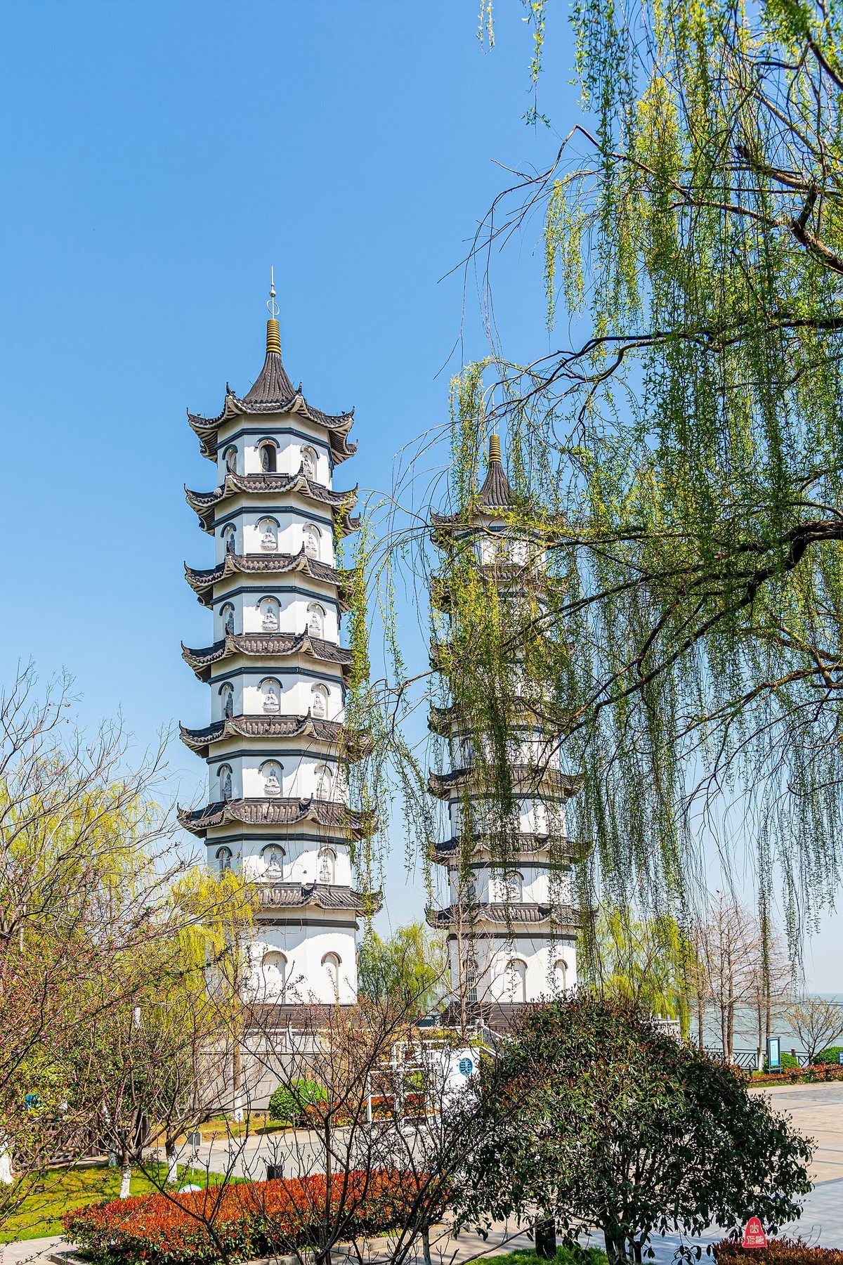 环太湖游之吴江七都双塔-中关村在线摄影论坛