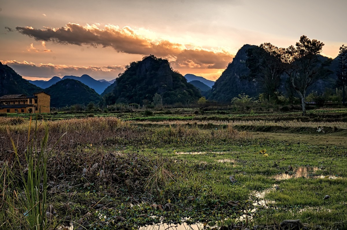 云南丘北 · 普者黑的田园山水