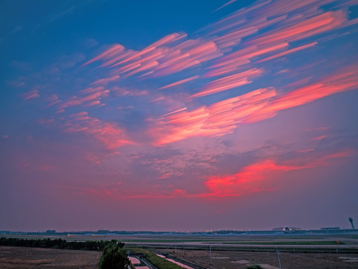 广州白云机场抓拍
