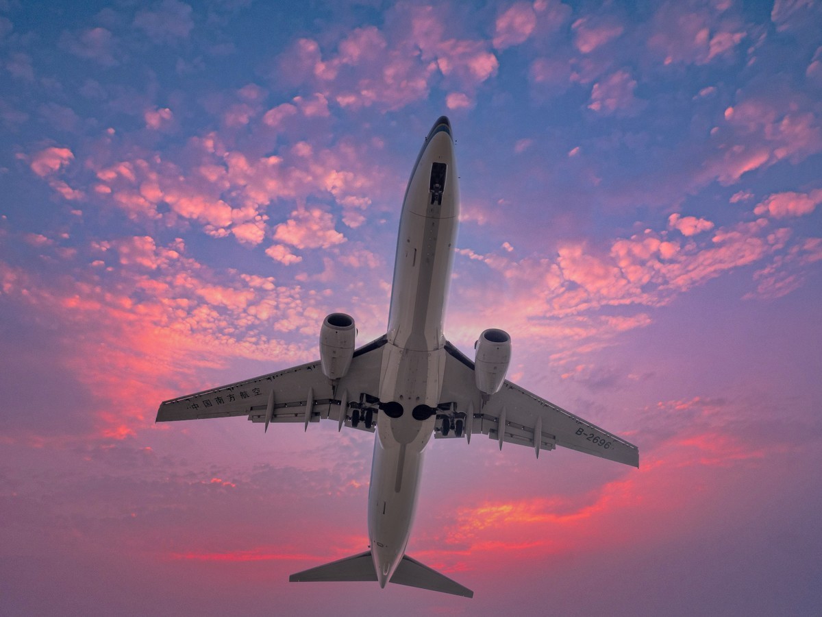 广州白云机场抓拍