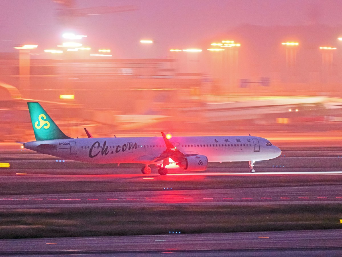 广州白云机场抓拍