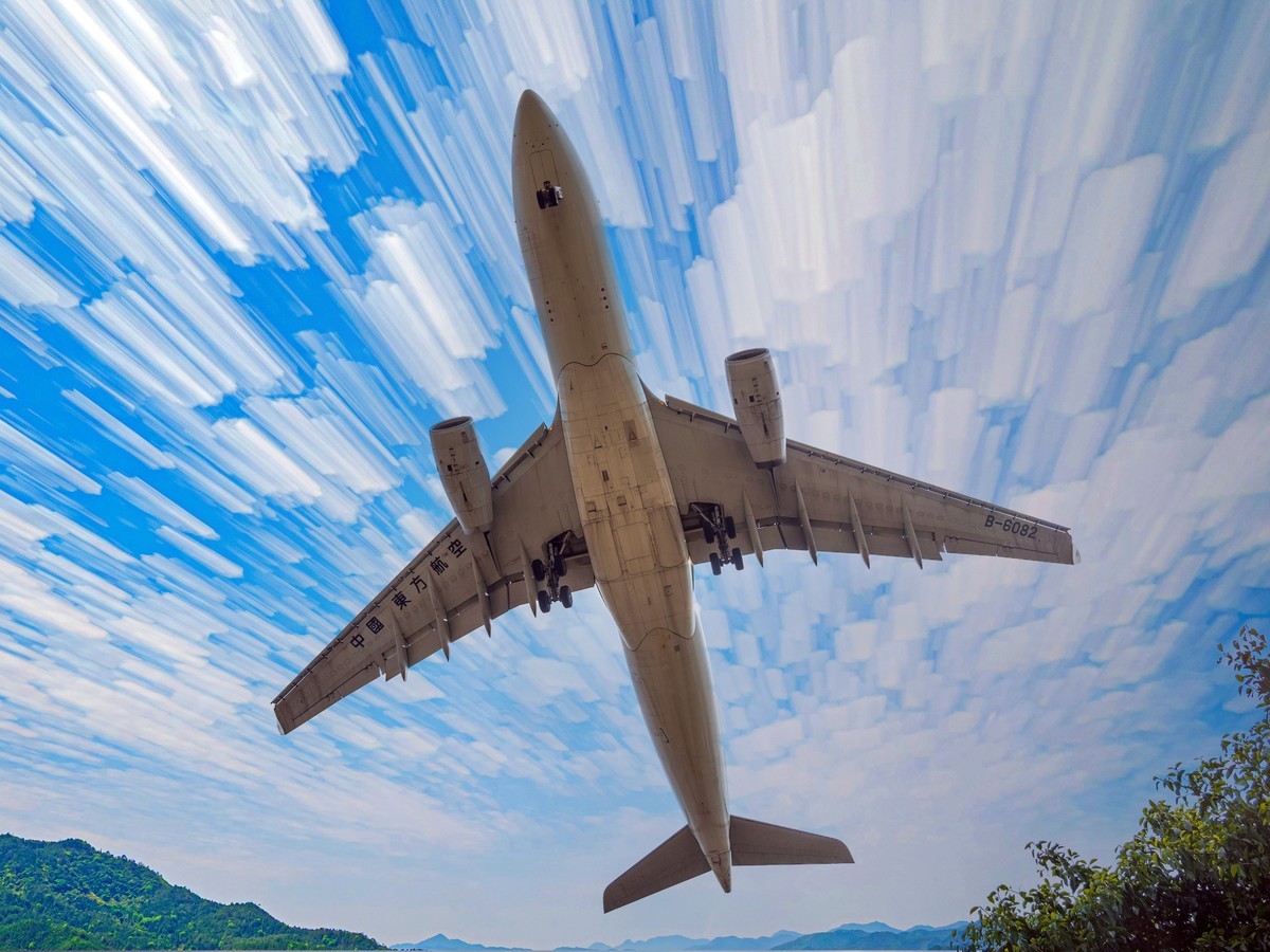 广州白云机场抓拍