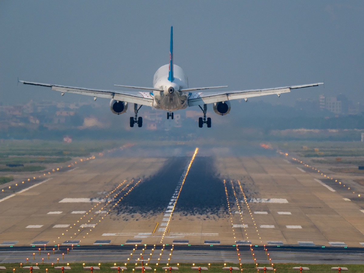 广州白云机场抓拍