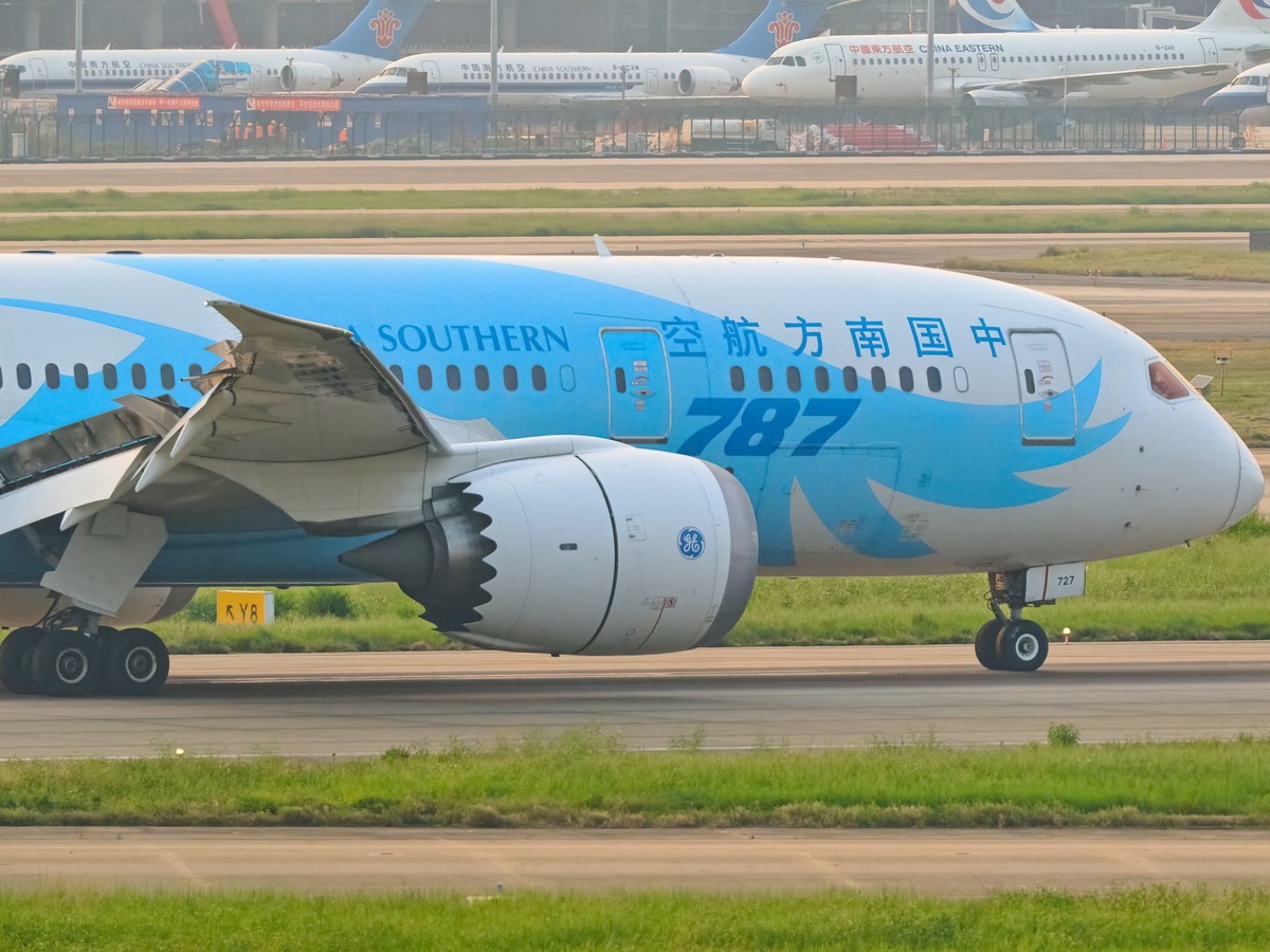 广州白云机场抓拍