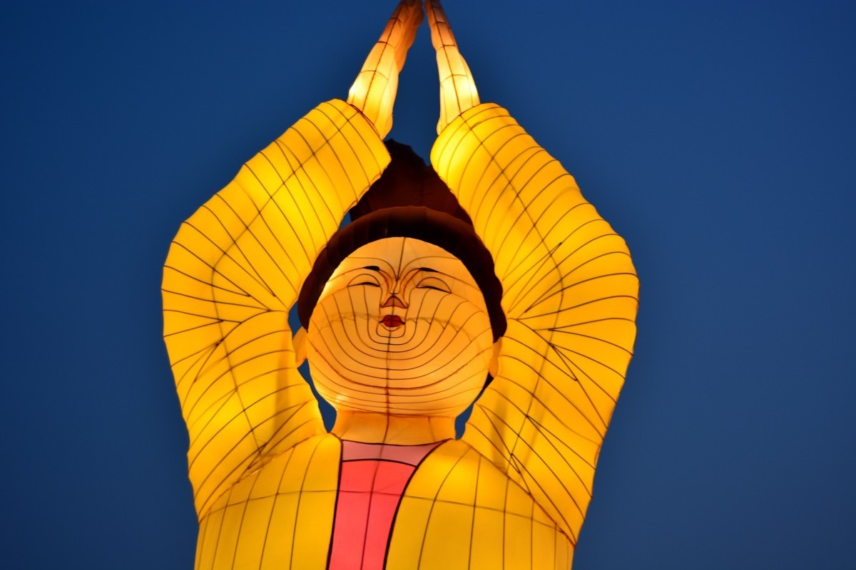 西安城墙灯展局部