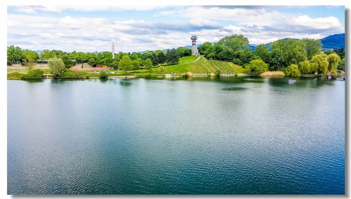 湖景春摄（德国弗莱堡）