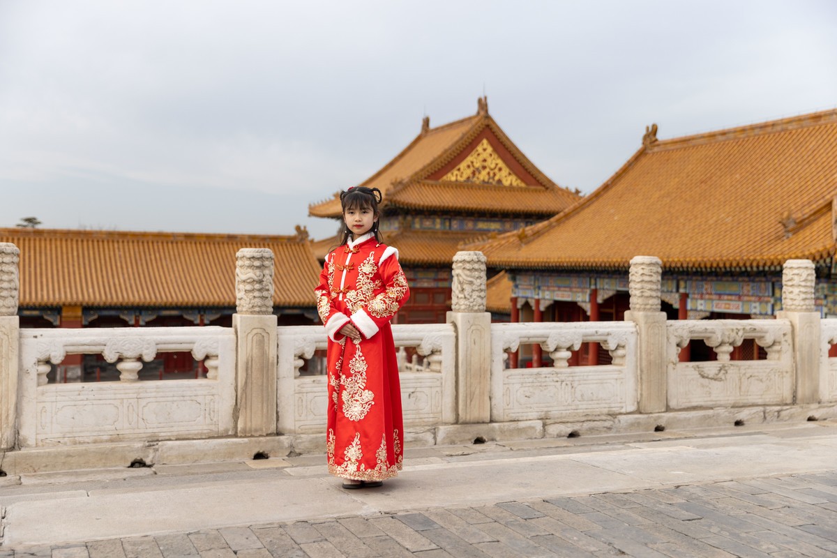 故宫儿童摄影