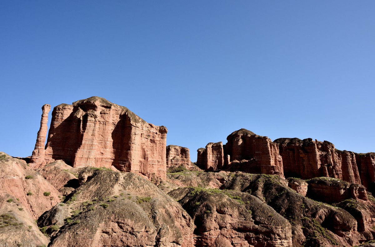 夏日青海甘肃大环线掠影——张掖冰沟丹霞【2】