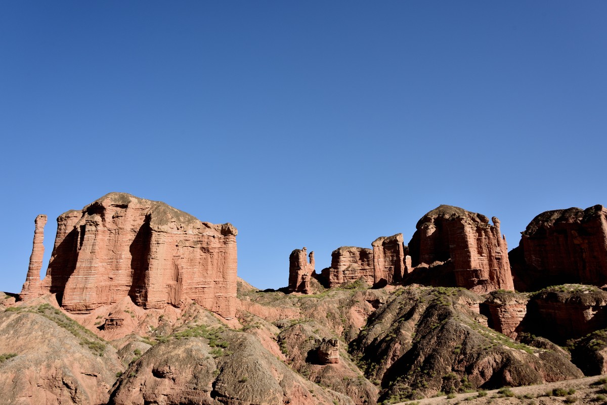 夏日青海甘肃大环线掠影——张掖冰沟丹霞【2】