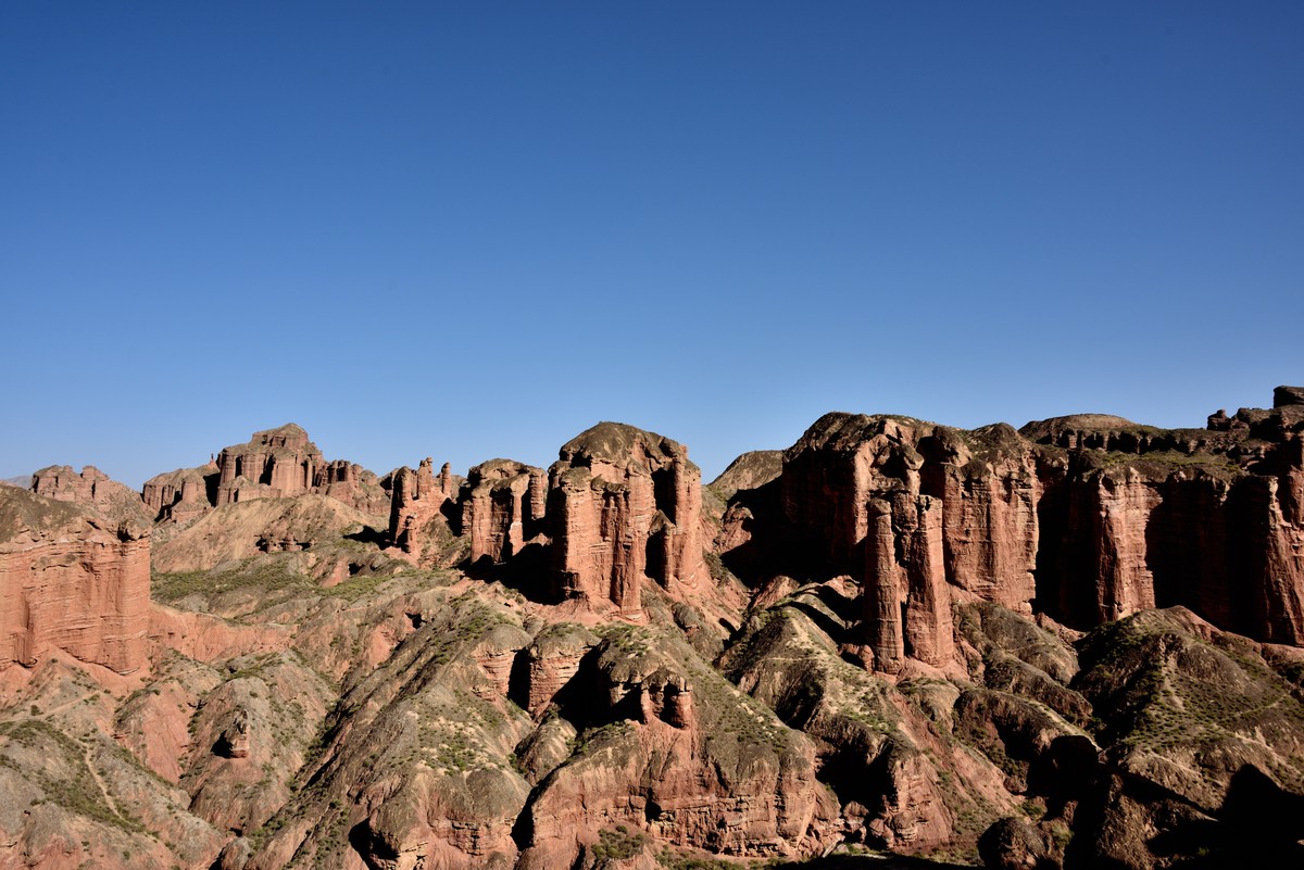 夏日青海甘肃大环线掠影——张掖冰沟丹霞【2】