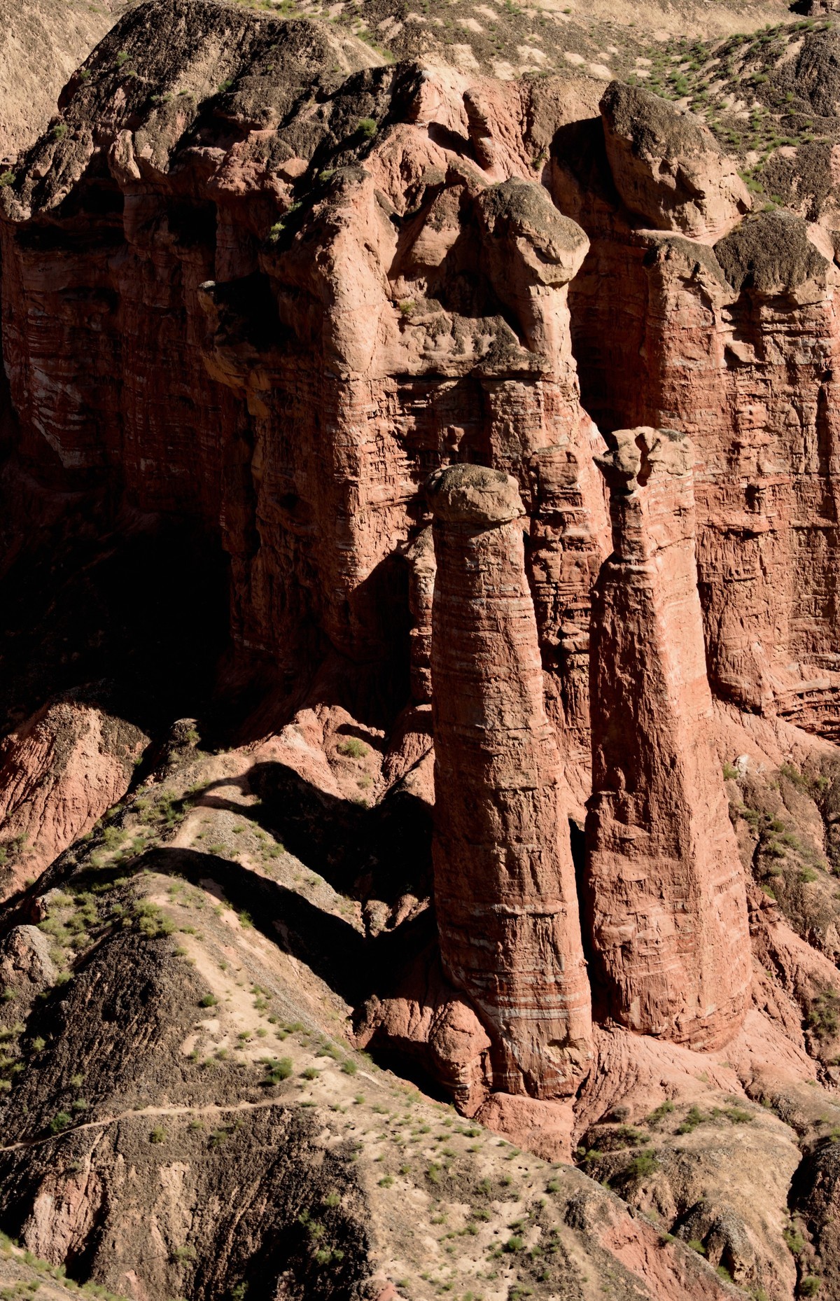 夏日青海甘肃大环线掠影——张掖冰沟丹霞【2】