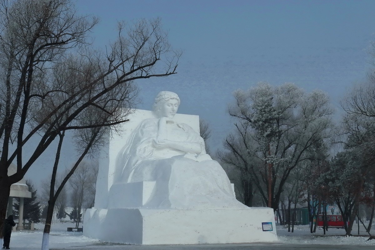 遊太阳岛雪博会---大年初一       6/8