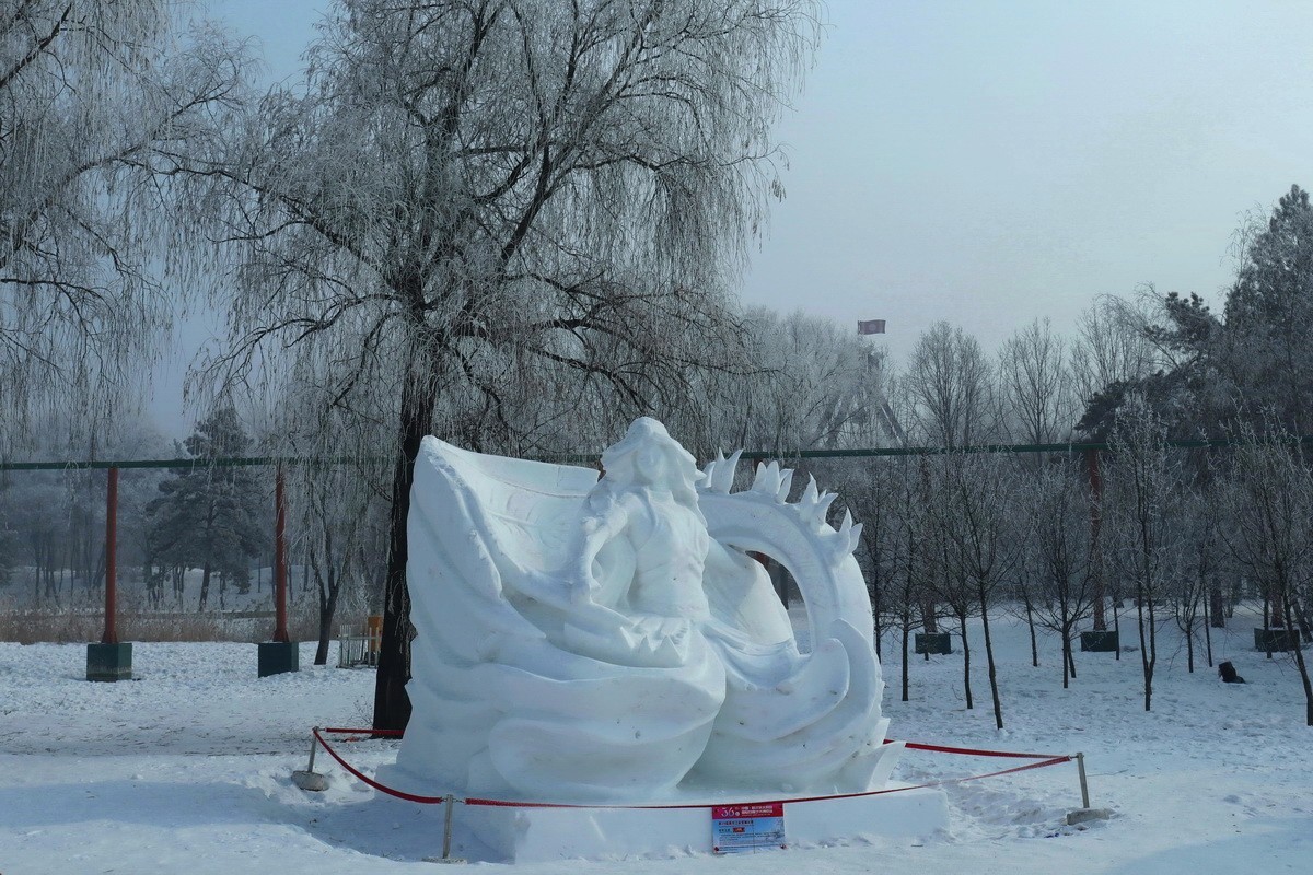 遊太阳岛雪博会---大年初一       6/8