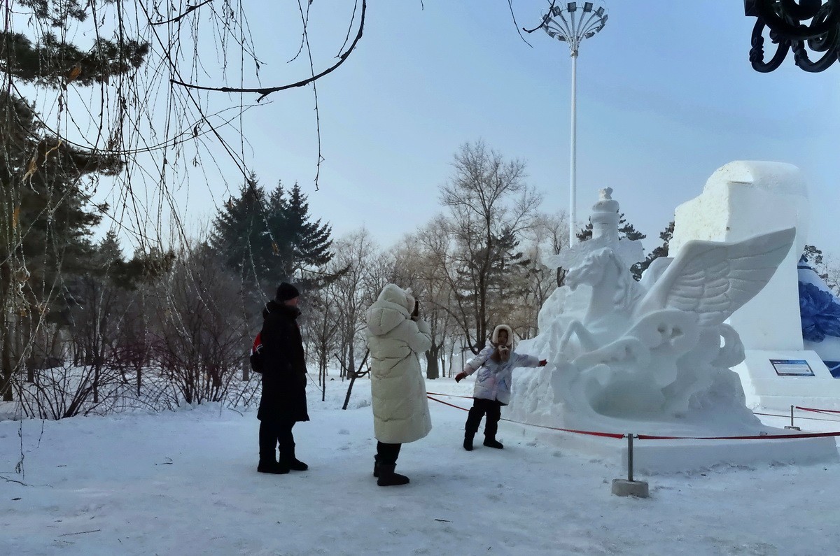 遊太阳岛雪博会---大年初一       6/8