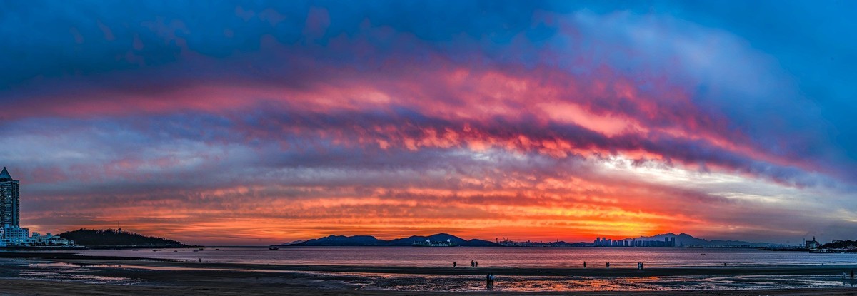 第一海水浴场晚霞