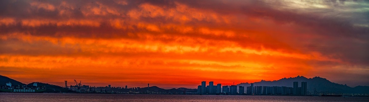 第一海水浴场晚霞