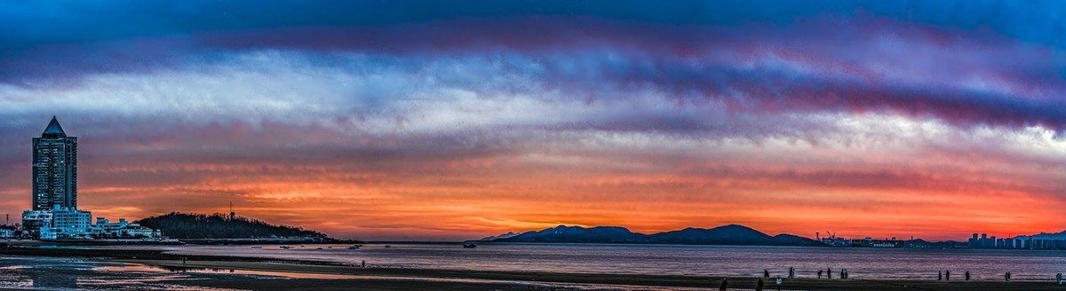 第一海水浴场晚霞