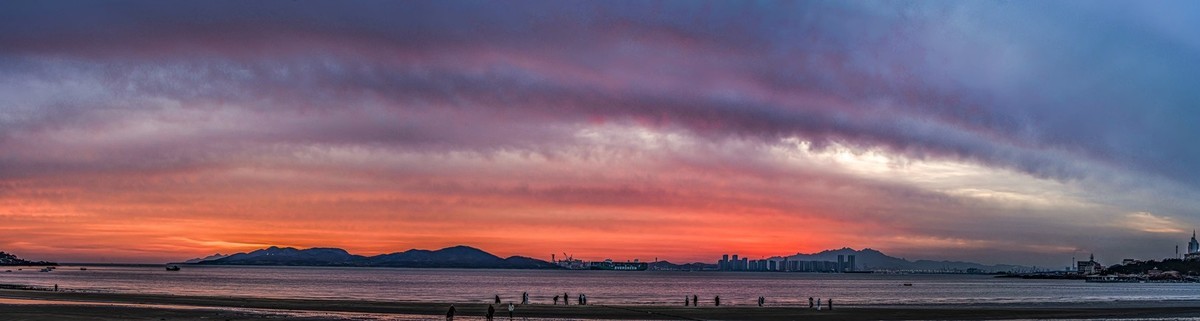 第一海水浴场晚霞