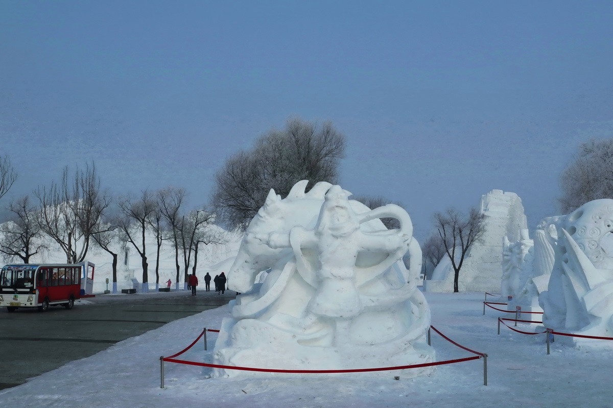 遊太阳岛雪博会---大年初一       6/8