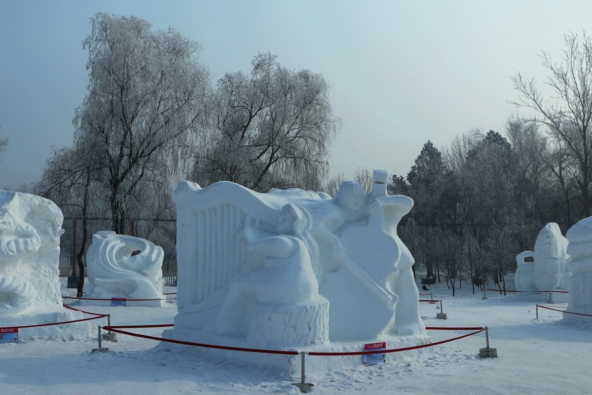 遊太阳岛雪博会---大年初一       6/8