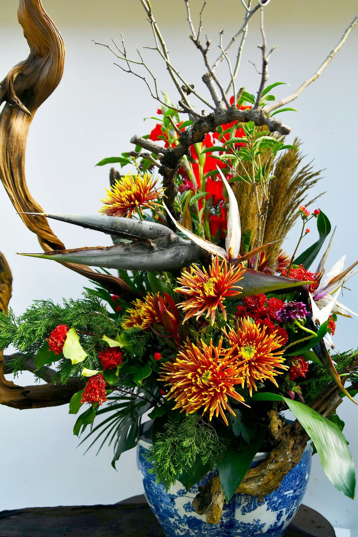 秋菊插花艺术欣赏