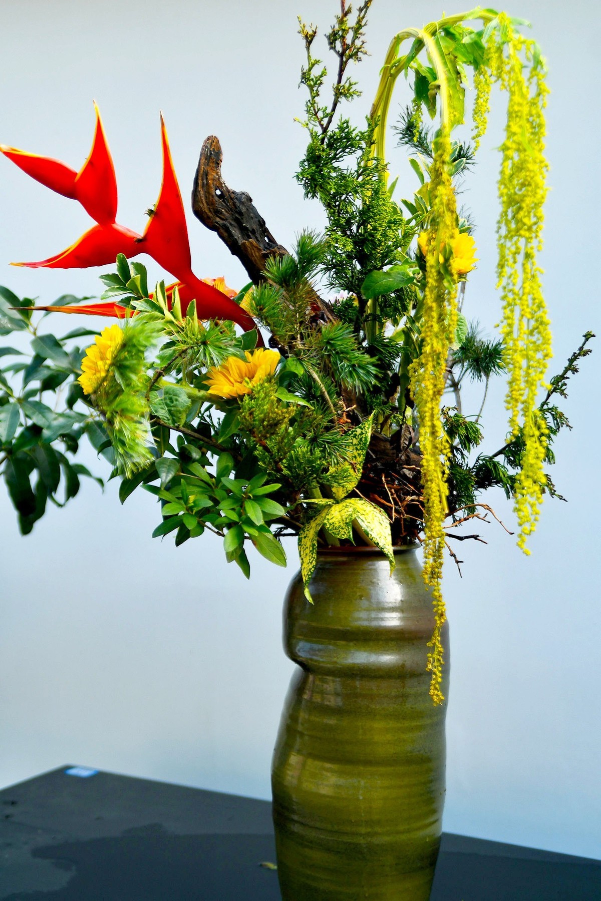 秋菊插花艺术欣赏