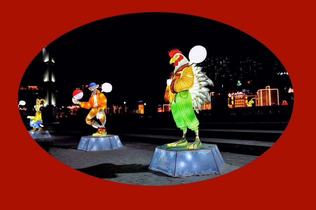 灯展十二属性的新春祝福