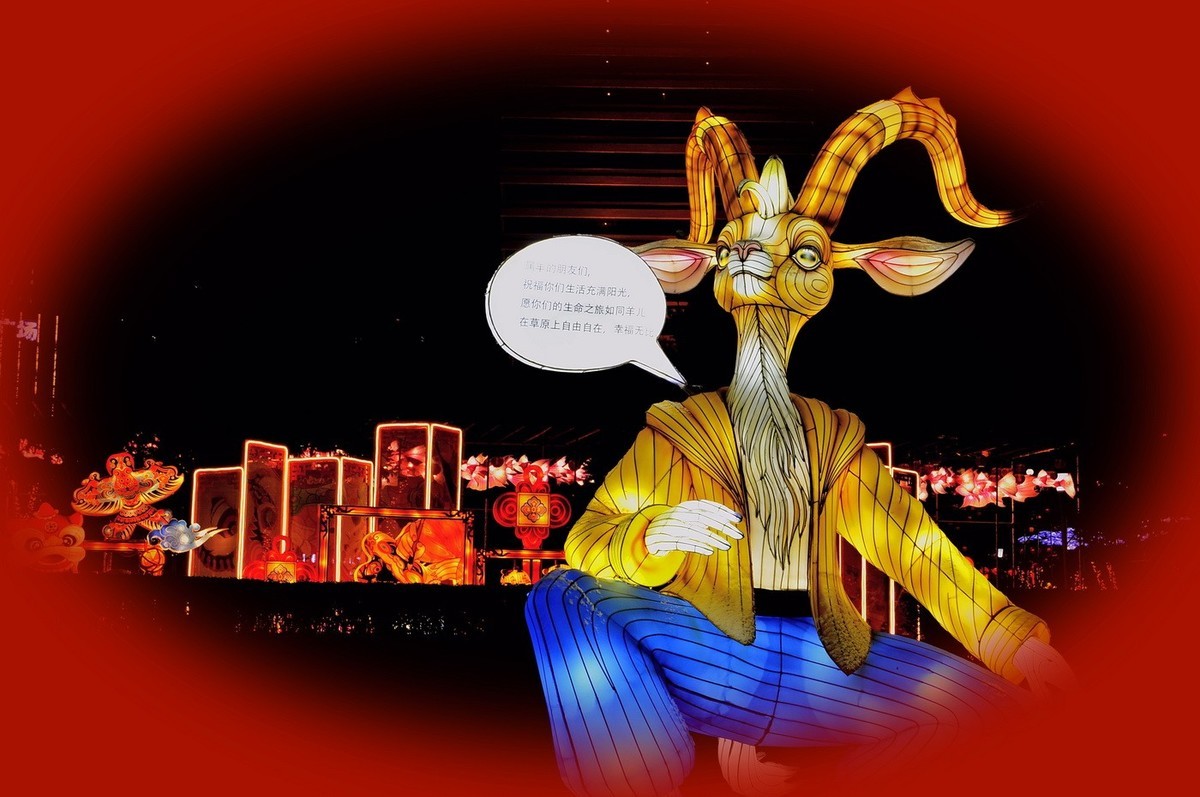 灯展十二属性的新春祝福