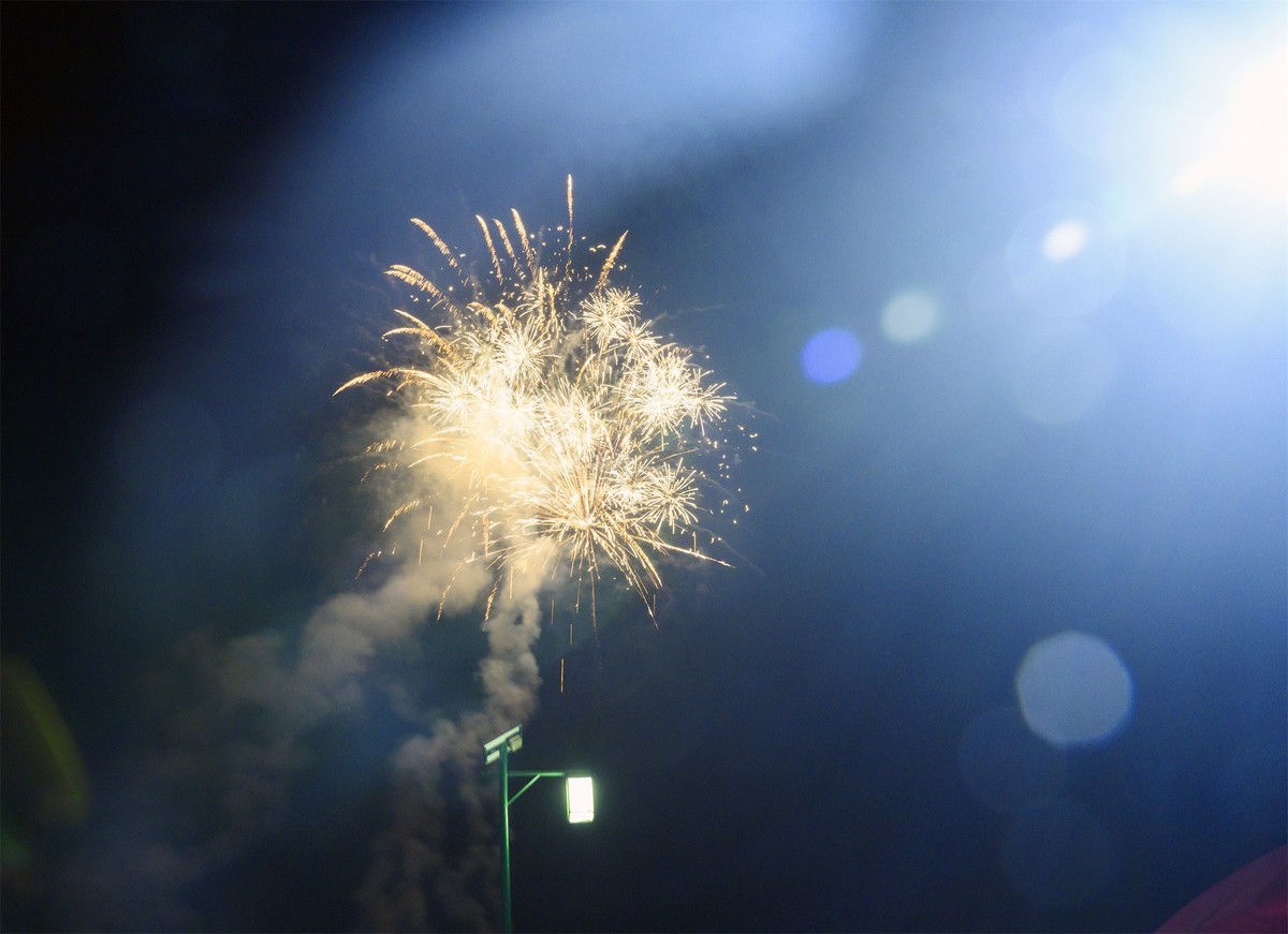 除夕迎春晚会抓拍