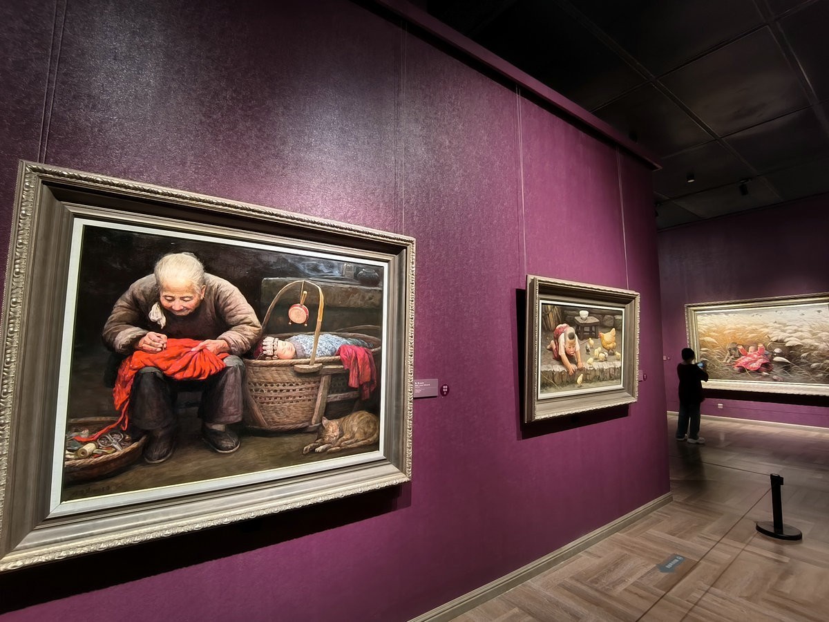 漫步星城 走街串巷（470）慧世界---李自健先生作品展